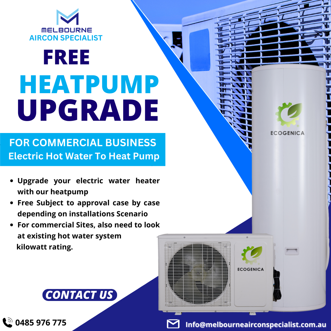 Free Heat Pump Upgarde For Commercial Business Only